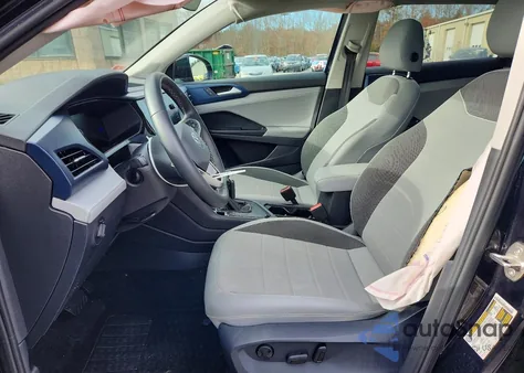 2024 Volkswagen Taos Se из США, поврежденный, VIN 3VVEX7B23RM007903